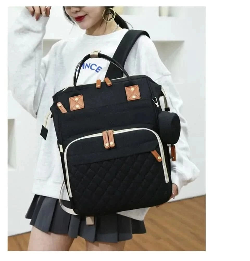 WOW GOODS !! Baby & Child Baby diaper backpack toddler diaper backpack with diaper changing pad mom and dad travel large capacity backpack baby bag