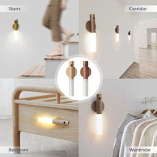 x Home & Garden Minimalist LED Wooden Night Light – USB Powered