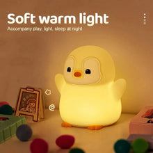 WOW GOODS !! Baby & Child Cute Penguin Night Light for Kids Bedroom Rechargeable Animal Silicone Nursery Night Lamp Touch Control Nightlight for Baby Gift
