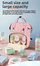 WOW GOODS !! Baby & Child Personalized Name Mommy Bag Multi-functional Double Shoulder Storage Diaper Backpack for Outdoor Traveling Mom Gift