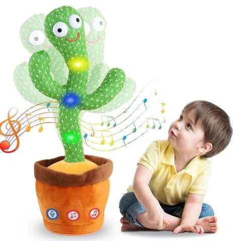 x 14 inches Animated Dancing & Talking Cactus – Fun Interactive Plush