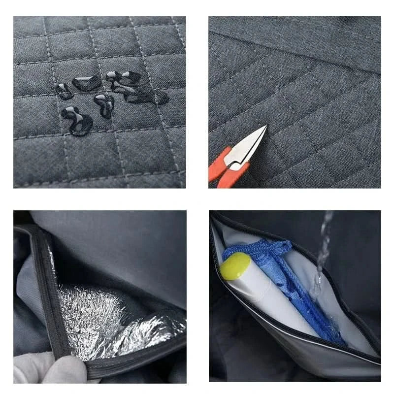 WOW GOODS !! Foldable Bed Diaper Bag Mommy Bag Large Capacity Pacifier Baby Backpack with Insulated Bottle Bag Baby Stroller Hanging Bag