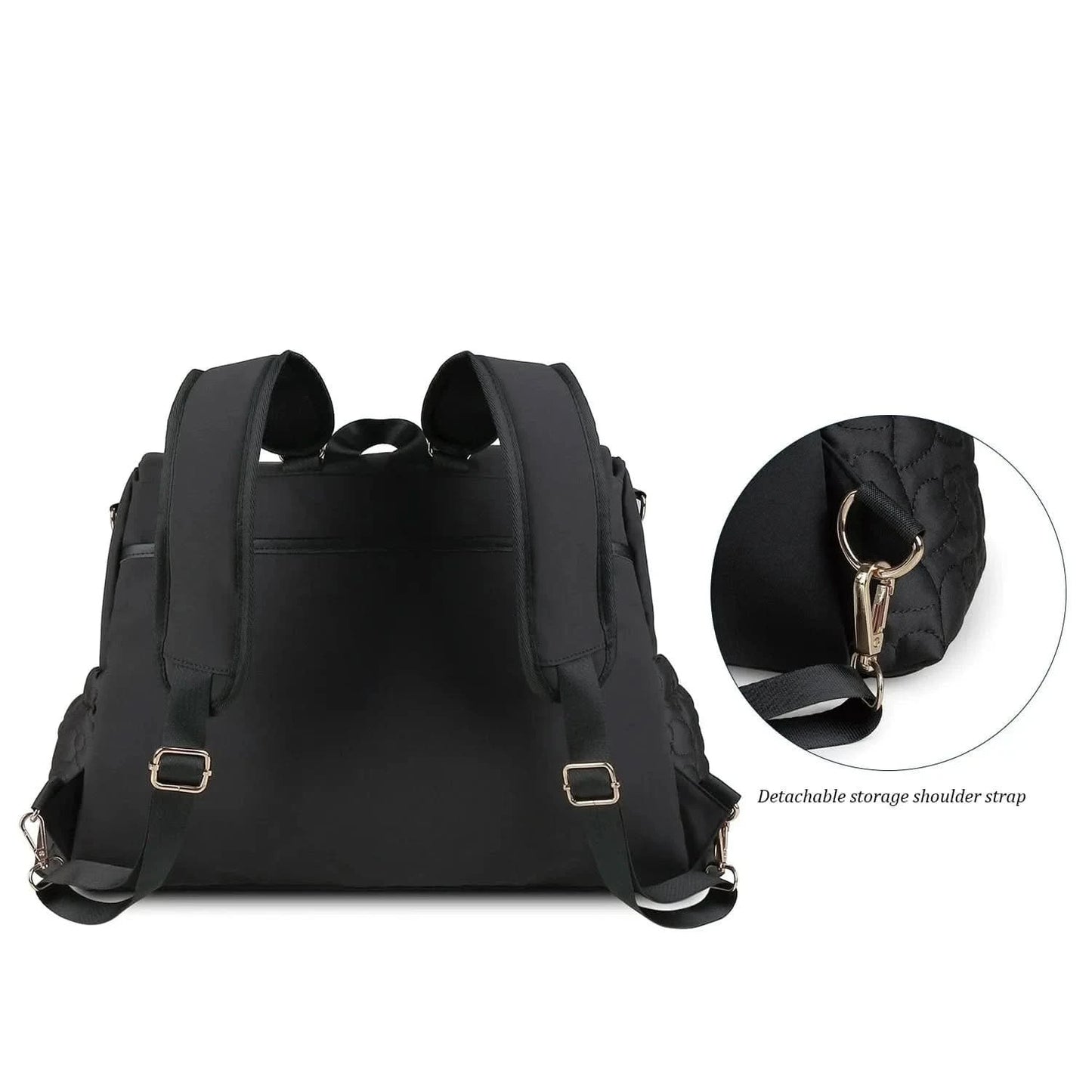 WOW GOODS !! Baby Diaper Bag Backpack For Maternity Nappy Bag Removable Shoulder Straps Fashion Waterproof Mommy Handbag With Changing Pad
