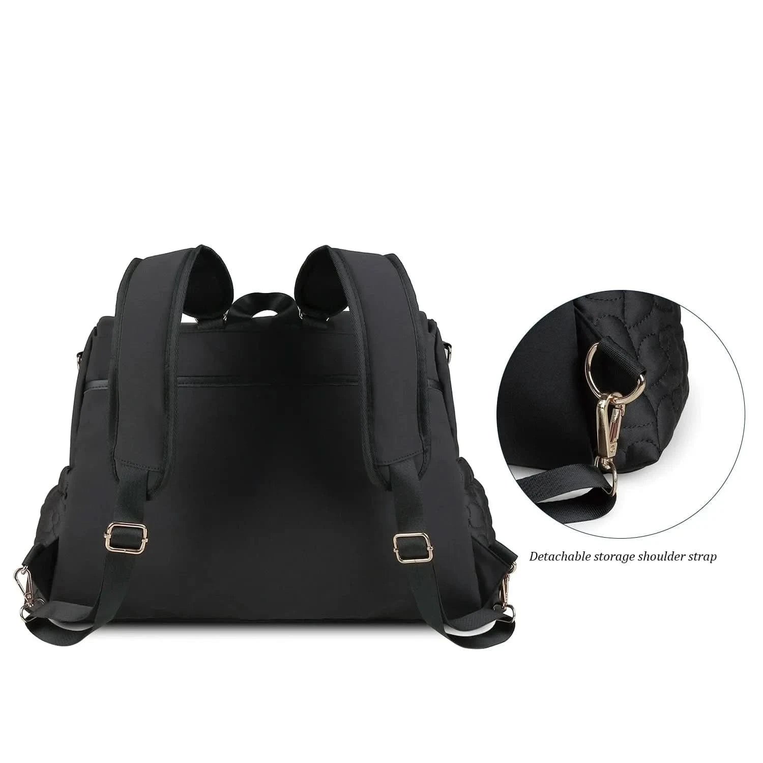 WOW GOODS !! Baby Diaper Bag Backpack For Maternity Nappy Bag Removable Shoulder Straps Fashion Waterproof Mommy Handbag With Changing Pad
