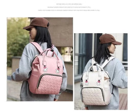 WOW GOODS !! Baby & Child Personalized Name Mommy Bag Multi-functional Double Shoulder Storage Diaper Backpack for Outdoor Traveling Mom Gift