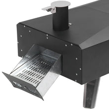 Outdoor Pizza Oven Wood Fired Maker Outside Stove 12in Portable Stainless Steel for Backyard