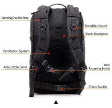WOW GOODS !! Luggage Bag High Quality Tactical Nylon Backpack Camping Travel Fishing Bag Waterproof Men Large Capacity Travel Hunting Backpack