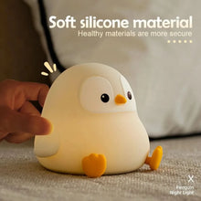 WOW GOODS !! Baby & Child Cute Penguin Night Light for Kids Bedroom Rechargeable Animal Silicone Nursery Night Lamp Touch Control Nightlight for Baby Gift