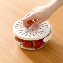 Multifunctional Folding Drain Basket,Fruit & Vegetable Washing Bowl, Plastic Colander With Water-Filtering Basin