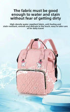 WOW GOODS !! Baby & Child Personalized Name Mommy Bag Multi-functional Double Shoulder Storage Diaper Backpack for Outdoor Traveling Mom Gift