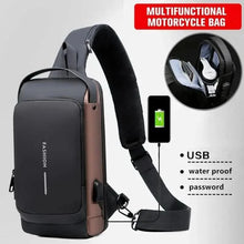 WOW GOODS !! Luggage Bag NEVER PUT YOUR CELL PHONE IN YOUR POCKET-BAG: Anti-theft Men's Password Lock Bag Men's Chest Bag Casual Sports Small