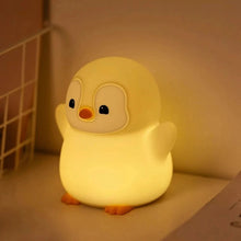 WOW GOODS !! Baby & Child Cute Penguin Night Light for Kids Bedroom Rechargeable Animal Silicone Nursery Night Lamp Touch Control Nightlight for Baby Gift