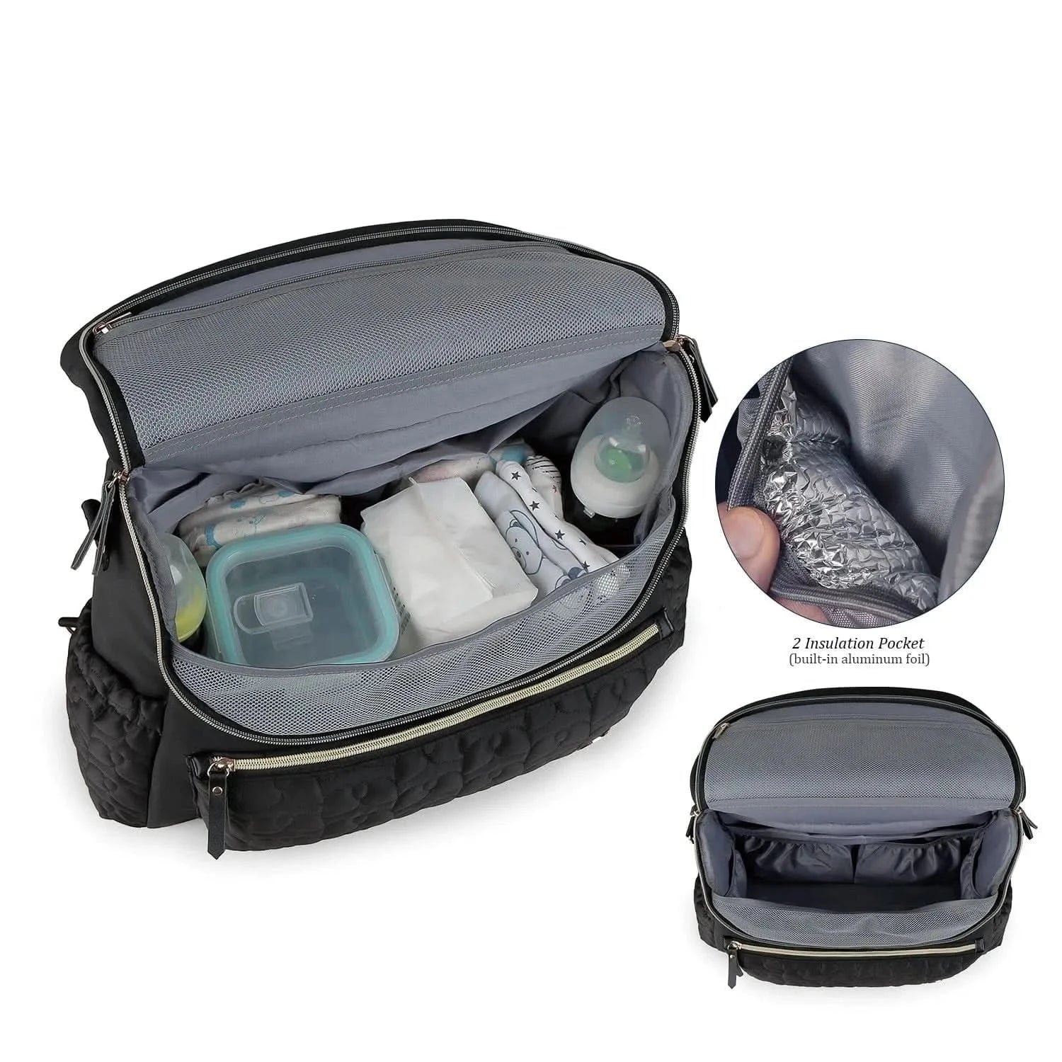 WOW GOODS !! Baby Diaper Bag Backpack For Maternity Nappy Bag Removable Shoulder Straps Fashion Waterproof Mommy Handbag With Changing Pad