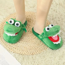 x Adorable Cartoon Crocodile Slippers – Cozy & Fun