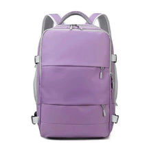 WOW GOODS !! Purple Travel Backpack Women Waterproof Anti-Theft Casual Bag