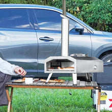 12 Outdoor Pizza Oven Portable Pellet Gas Pizza Oven Foldable for Camping
