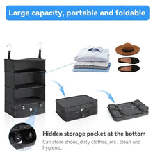 1 Set Housewares Luggage Travel Organizer Travel Essentials Hanging Packing Cubes Hanging Shelves Laundry Storage Compartment