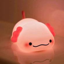 WOW GOODS !! Baby & Child Axolotl Cute Penguin Night Light for Kids Bedroom Rechargeable Animal Silicone Nursery Night Lamp Touch Control Nightlight for Baby Gift