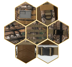 WOW GOODS !! QT&QY Tactical Backpacks Outdoor 45L Large Capacity Man 3 Days Molle Hking Bags For Outdoor Trekking Camping Backpack