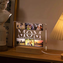 WOW GOODS !! Custom Acrylic Lamp Personalized Photo Text Bedroom Night Light MOM DAD LOVE Friend Family Day Wedding Birthday Christmas Gift