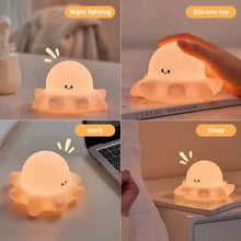WOW GOODS !! Baby & Child Cute Penguin Night Light for Kids Bedroom Rechargeable Animal Silicone Nursery Night Lamp Touch Control Nightlight for Baby Gift