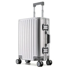 Large Capacity Durable Luggage for Men and Women, Aluminum, Carry-On, Boarding, Travel, New, 20, 24, 26, 28