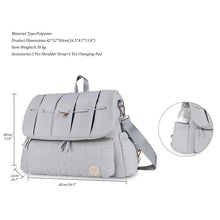 WOW GOODS !! Baby Diaper Bag Backpack For Maternity Nappy Bag Removable Shoulder Straps Fashion Waterproof Mommy Handbag With Changing Pad