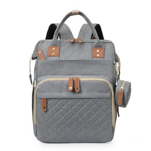 WOW GOODS !! Foldable Bed Diaper Bag Mommy Bag Large Capacity Pacifier Baby Backpack with Insulated Bottle Bag Baby Stroller Hanging Bag