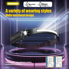 x Ultra-Bright USB Rechargeable LED Headlamp – Motion Sensor