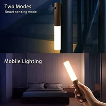 WOW GOODS !! LED USB Night Light Magnetic Wall Lamp Kitchen Cabinet Closet Light Home Staircase Bedroom Table Move Lamp Bedside Lighting -1PC