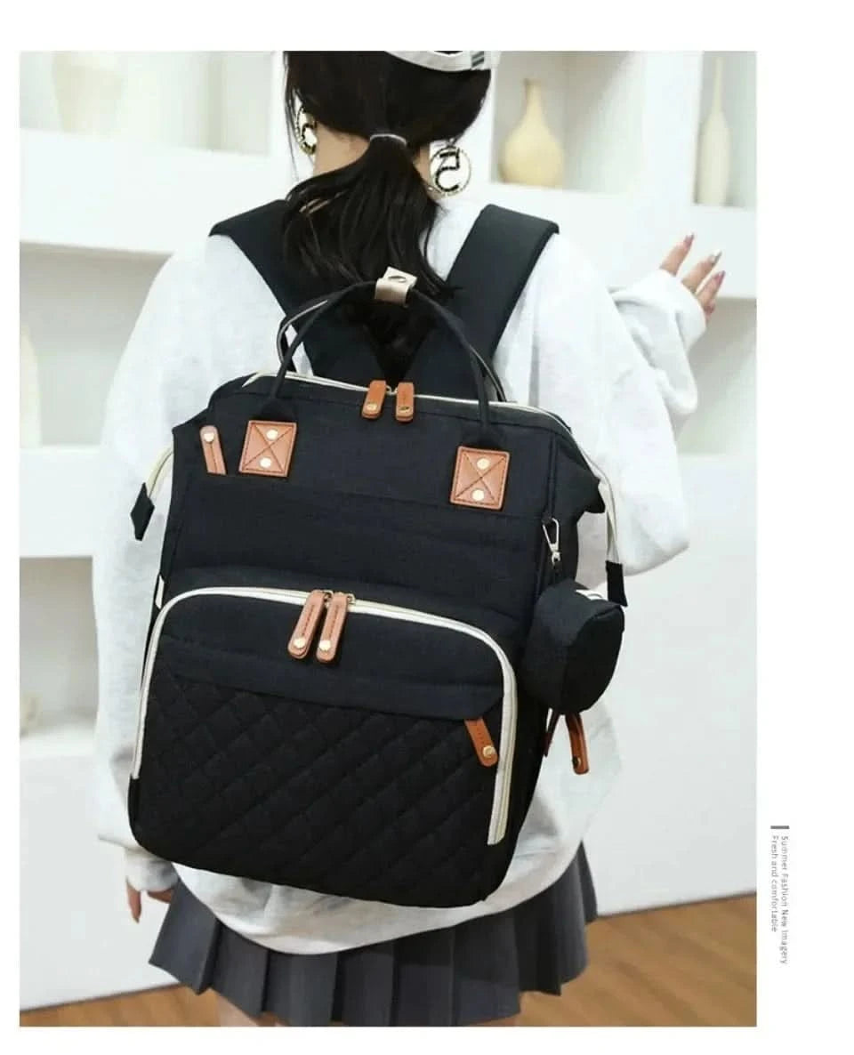 WOW GOODS !! Baby & Child Baby diaper backpack toddler diaper backpack with diaper changing pad mom and dad travel large capacity backpack baby bag