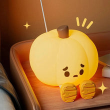 4348 WC VIP Baby & Child LED Night Lights Cute Pumpkin Safe Silicone Lamp USB Rechargeable Timing Bedside Decor Kids Baby Soft nightlight Halloween Gift