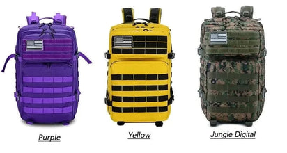 WOW GOODS !! QT&QY Tactical Backpacks Outdoor 45L Large Capacity Man 3 Days Molle Hking Bags For Outdoor Trekking Camping Backpack