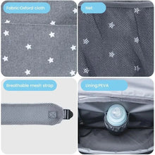 WOW GOODS !! GRAY Baby Stroller Bag  Women Diaper Bags for Maternity Backpack Large Capacity Bags Organizer Mummy Wet Nappy Bag for Mom Care