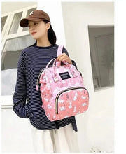 WOW GOODS !! Diaper Bag 25*38CM Baby Diaper Bag Cartoon Print Handbag Waterproof Reusable Diaper Bag Outdoor Travel Stroller Carrying Bag Storage