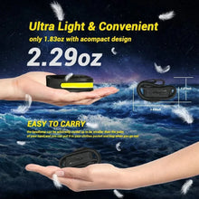 x Ultra-Bright USB Rechargeable LED Headlamp – Motion Sensor