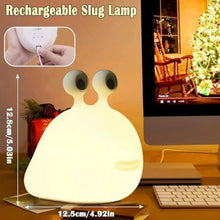 4348 WC VIP Baby & Child white style Slug Night Light with Touch Sensor | Squishy Silicone Soft Night Lamp | Adorable Animal Bedside Light for Bedroom