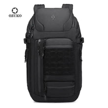 4348 WC VIP Luggage Bag OZ-9746 Black / CHINA Ozuko Outdoor Travel Laptop Backpack Large Capacity College Backpack Business Commute Bag Fit 17 Inch Laptops For Men