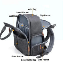 WOW GOODS !! Diaper Bag Backpack Baby Essentials Travel Bag Multifunctional Waterproof Diaper Bag Baby Carrier and Pacifier Case
