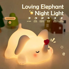 WOW GOODS !! Baby & Child Cute Penguin Night Light for Kids Bedroom Rechargeable Animal Silicone Nursery Night Lamp Touch Control Nightlight for Baby Gift