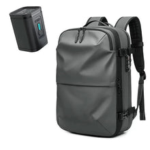 4348 WC VIP Luggage Bag Pumps 2 Men Travel Backpack vacuum compression 17 inch Laptop Business Large Capacity school Backpack Expanded outdoors Hiking backpack