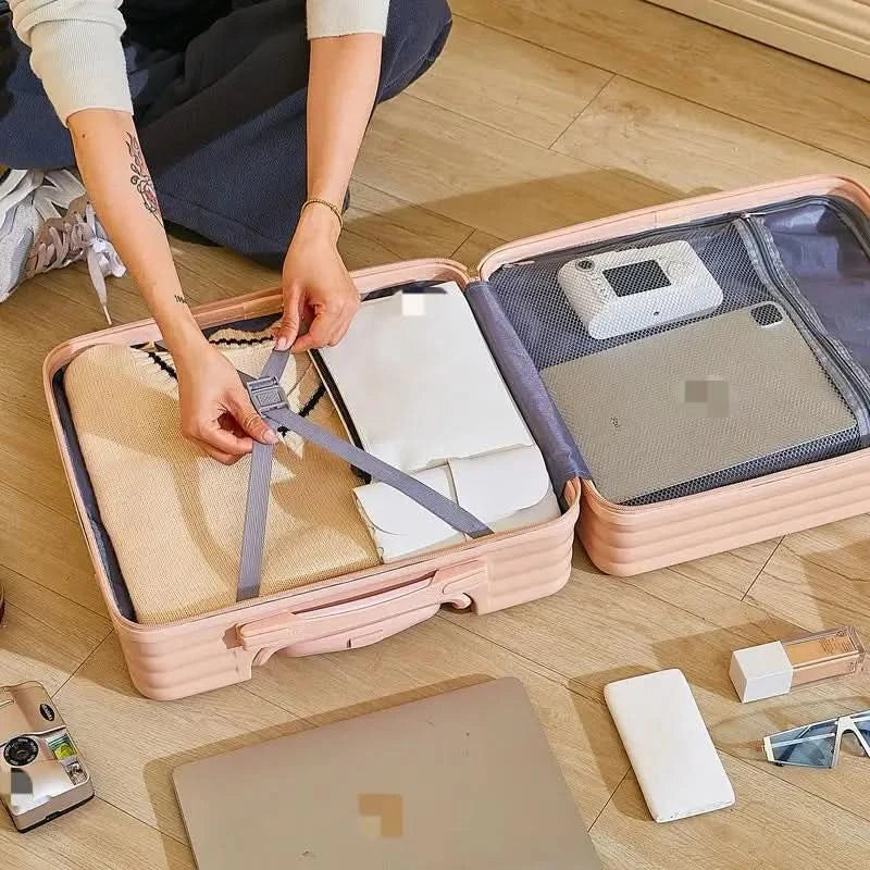 Lightweight Spinner Carry-On Luggage – Unisex, Durable &amp; Travel-Ready