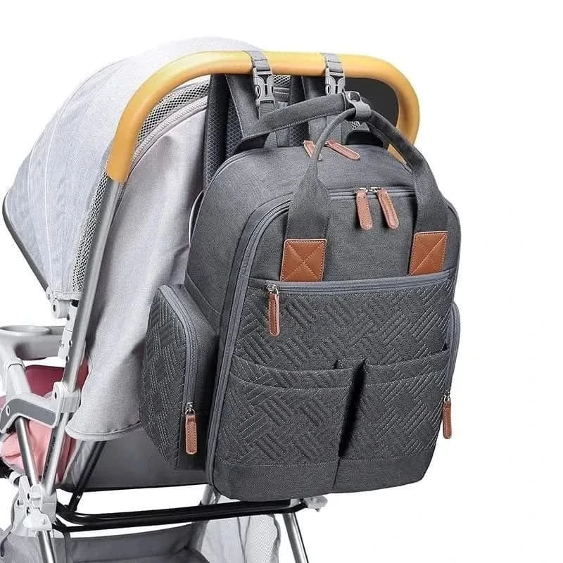 WOW GOODS !! Diaper Bag Backpack Baby Essentials Travel Bag Multifunctional Waterproof Diaper Bag Baby Carrier and Pacifier Case