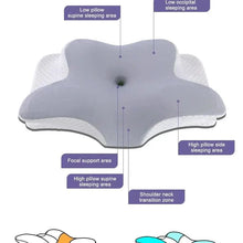 x Orthopedic Memory Foam Pillow – Butterfly Shape for Neck Support