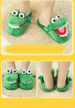 x Adorable Cartoon Crocodile Slippers – Cozy & Fun