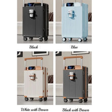 2025 New Luggage, Wide Trolley Bar, Shock Absorption Brake, Large Capacity Suitcase, 20 Inch Boarding Box Password Box