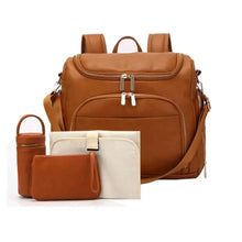 4348 WC VIP Luggage Bag Type 1 Brown / CHINA 7-in-1 Baby Diaper Bag w/Swag | Spacious Travel Backpack & Stroller Bag with Changing Pad