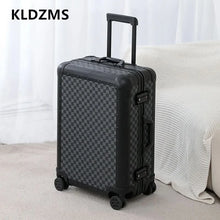 KLQDZMS All-Aluminum Rolling Luggage – Durable, Stylish, and Secure