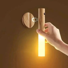WOW GOODS !! LED USB Night Light Magnetic Wall Lamp Kitchen Cabinet Closet Light Home Staircase Bedroom Table Move Lamp Bedside Lighting -1PC