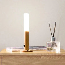 WOW GOODS !! LED USB Night Light Magnetic Wall Lamp Kitchen Cabinet Closet Light Home Staircase Bedroom Table Move Lamp Bedside Lighting -1PC